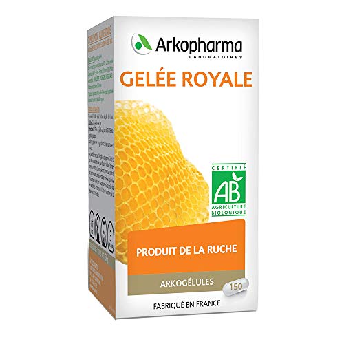 Gélules Gelée Royale Bio Arkopharma 150 Gélules Usage Familial Entraînement Athlétisme Anti-Stress