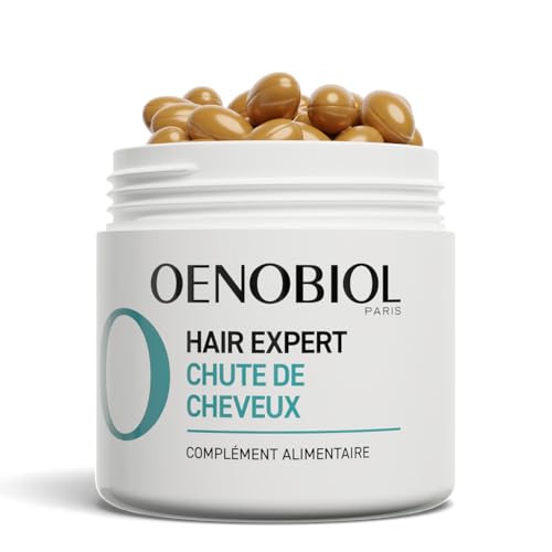 OENOBIOL EXPERT Chute de Cheveux - Nouvelle formule concentrée - Favorise la croissance - Préserve la densité des cheveu
