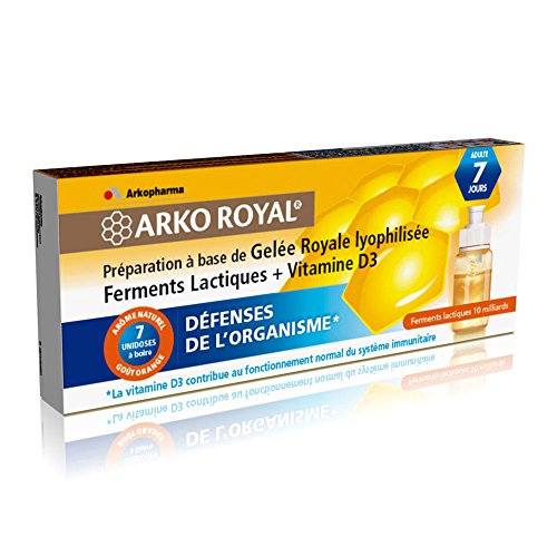 Arkopharma Arko Royal Défenses Naturelles Probiotiques 10 Milliards pour Adultes 7 Doses 10 ml Immunité