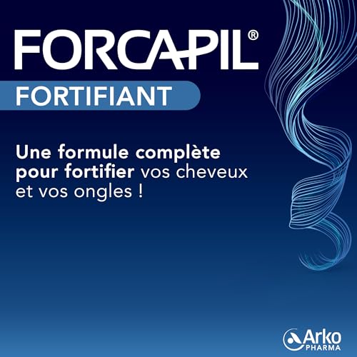 Arkopharma Forcapil Fortifiant Cheveux et Ongles Complément Alimentaire Renforce Fibre Capillaire Cure 4 Mois