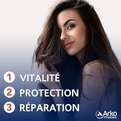 Arkopharma Shampoing Fortifiant pour Cheveux Cassants | Réparation Force - Protection - Réparation des Pointes | 200 ml