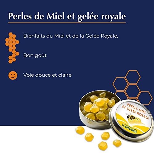 LABORATOIRES ILAPHARM Perles Miel et Gelée Royale Geo Douceurs pour la gorge 50 g