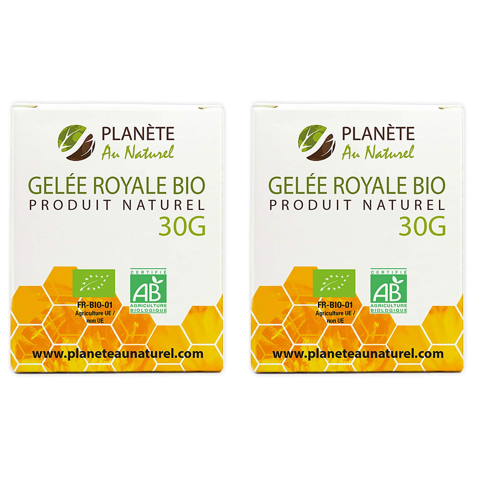 Royal Jelly Bio - Bien-être - Adultes - Repas matinal - Propriétés anti-stress - 60g - Gelée royale puresse